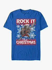 Marvel Guardians Of The Galaxy Rocket Christmas T-Shirt