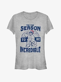 Marvel Hulk Incredible Season Holiday Girls T-Shirt