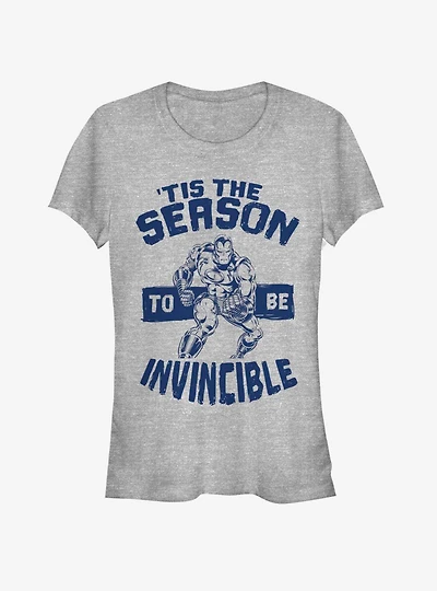 Marvel Silver Age Iron Man Invincible Season Girls T-Shirt