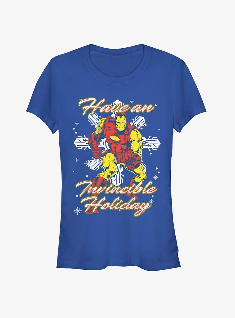Marvel Silver Age Iron Man Incredible Holiday Girls T-Shirt