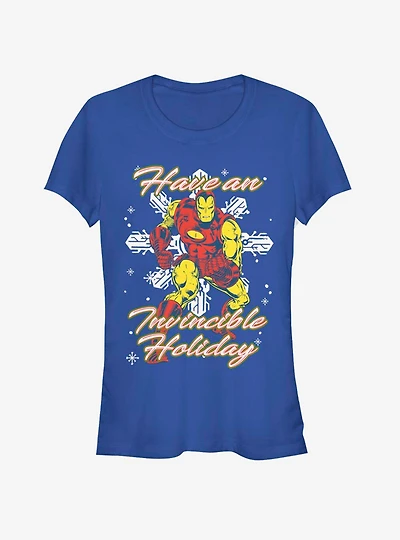 Marvel Silver Age Iron Man Incredible Holiday Girls T-Shirt