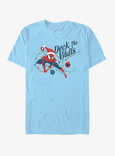 Marvel Spider-Man Deck The Walls Christmas T-Shirt
