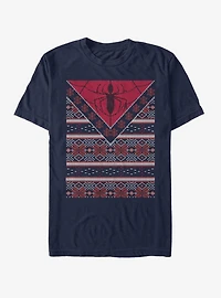 Marvel Spider-Man Logo Ugly Christmas Sweater T-Shirt