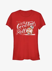 Star Wars BB-8 Good Times Roll Girls T-Shirt