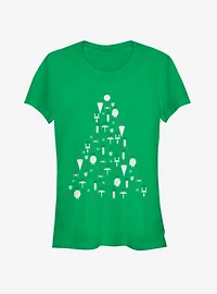 Star Wars Ornament Christmas Tree Girls T-Shirt