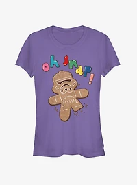 Star Wars Storm Trooper Gingerbread Gingersnap Girls T-Shirt