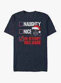 Star Wars Santa Vader Attempt Was Made T-Shirt