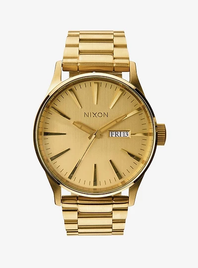 Nixon Sentry Ss All Gold Watch