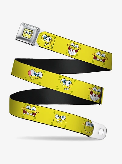 Spongebob Squarepants Expressions Youth Seatbelt Belt