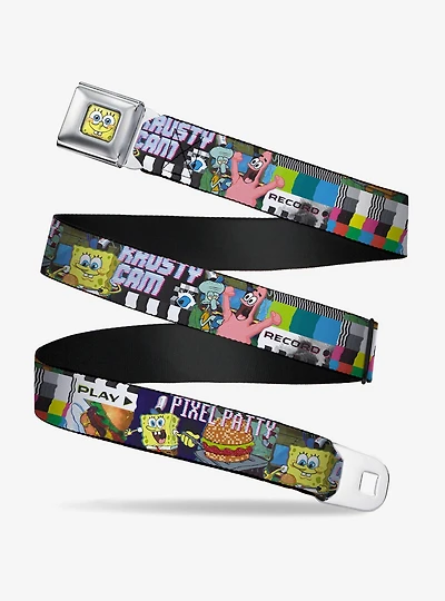 Spongebob Squarepants Krusty Krab Cam Scenes Pixel Patty Krusty Cam Youth Seatbelt Belt