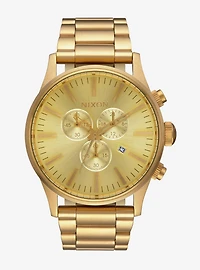 Nixon Sentry Chrono All Gold Watch