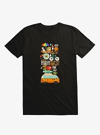 Best Trip Ever 8-Bit Black T-Shirt