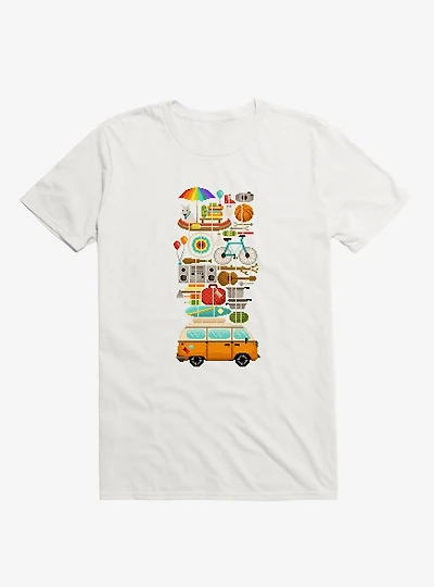 Best Trip Ever 8-Bit White T-Shirt