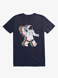 Funkalicious Astronaut Space Navy Blue T-Shirt