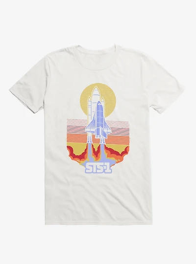 STS-1 Space Shuttle White T-Shirt