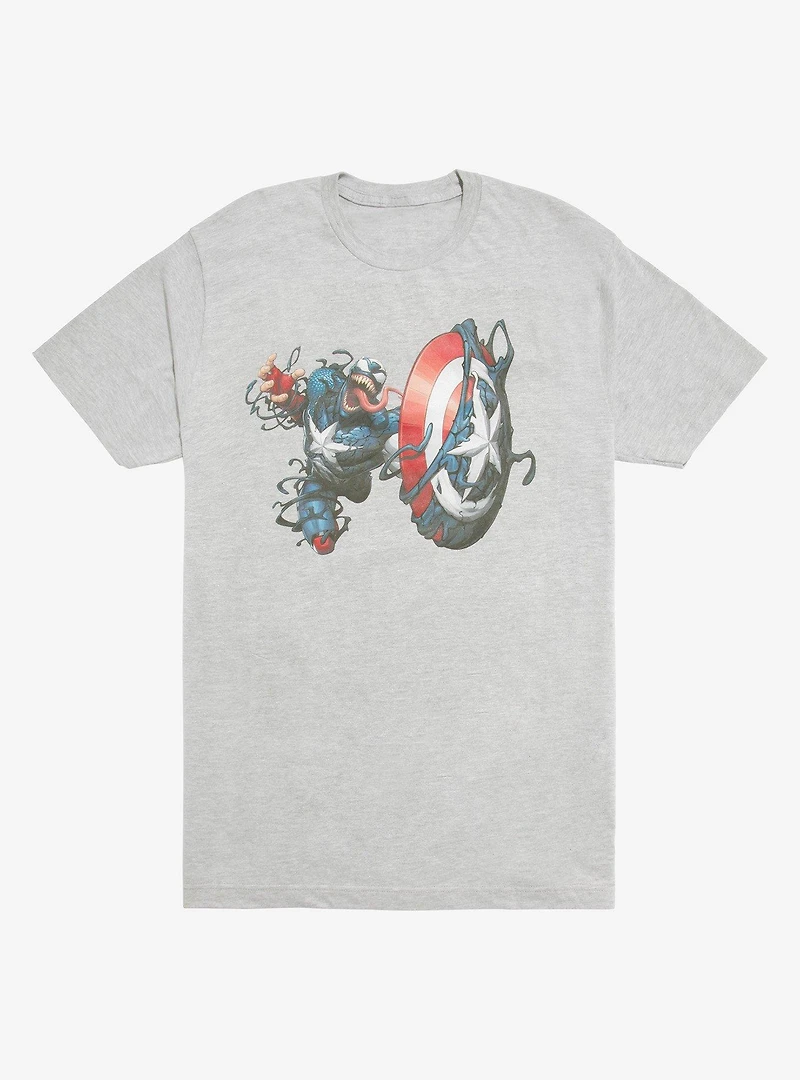 Marvel Venom Captain America T-Shirt