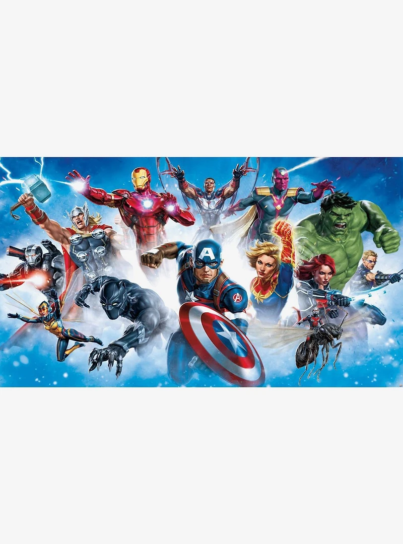 Marvel Avengers Gallery Art Peel and Stick Mural