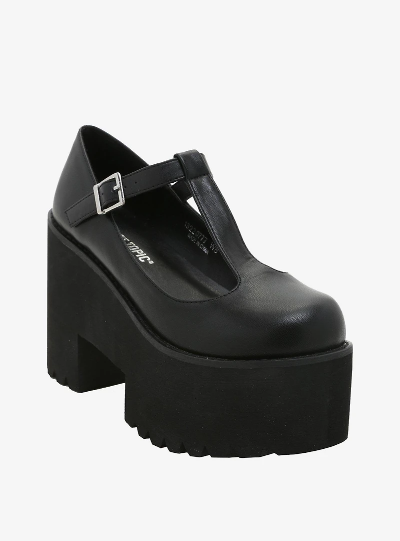 T-Strap Platform Mary Janes