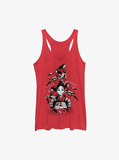 Disney Mulan Live Action Warrior Poses Girls Tank