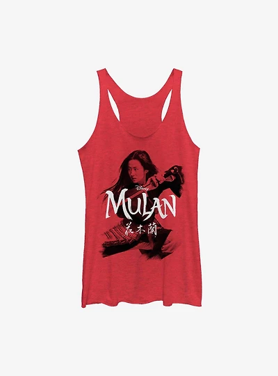Disney Mulan Live Action Warrior Stance Girls Tank