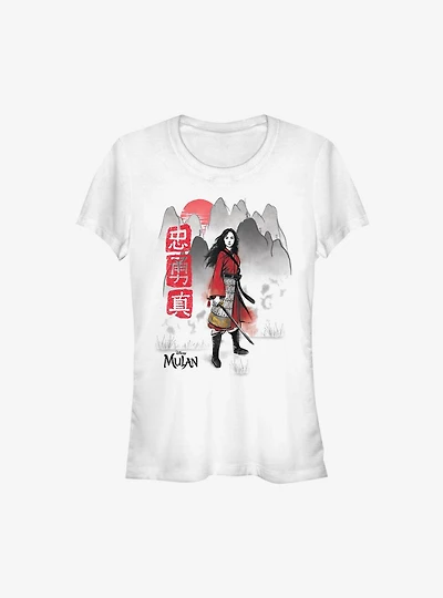 Disney Mulan Live Action Loyal Brave And True Girls T-Shirt
