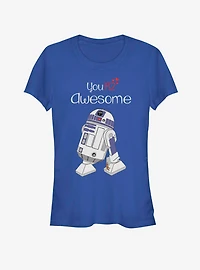 Star Wars You R2-D2 Awesome Girls T-Shirt
