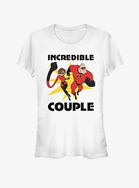 Disney Pixar Incredibles Incredible Couple Girls T-Shirt