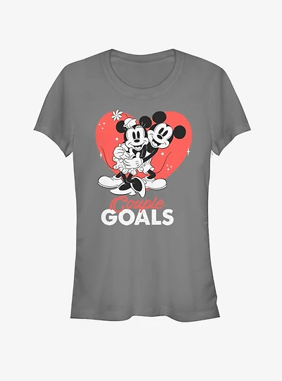 Disney Mickey Mouse & Minnie Couple Goals Girls T-Shirt