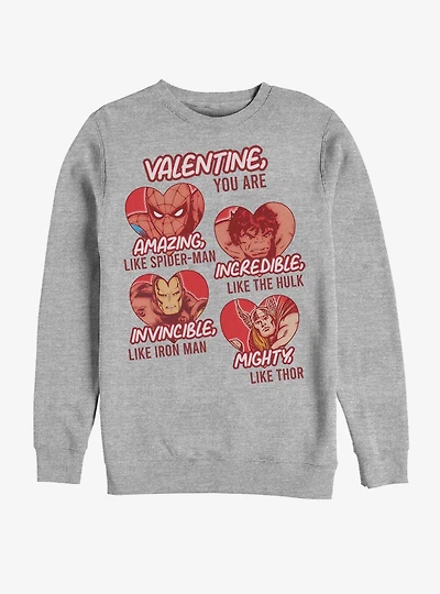 Marvel Avengers Valentine, You Are Sweatshirt