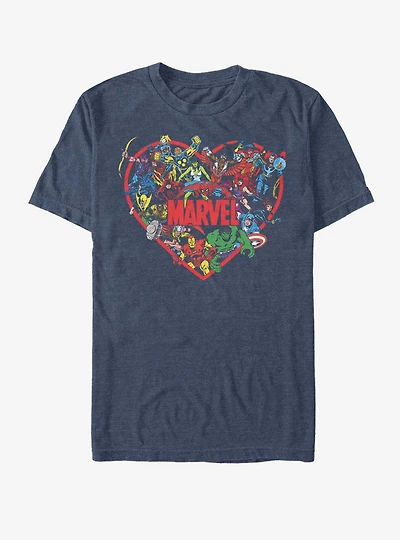 Marvel Avengers Hero Heart T-Shirt
