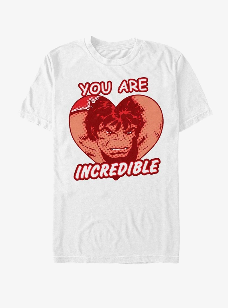 Marvel Hulk Incredible Heart T-Shirt