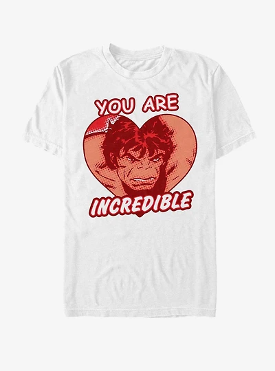 Marvel Hulk Incredible Heart T-Shirt