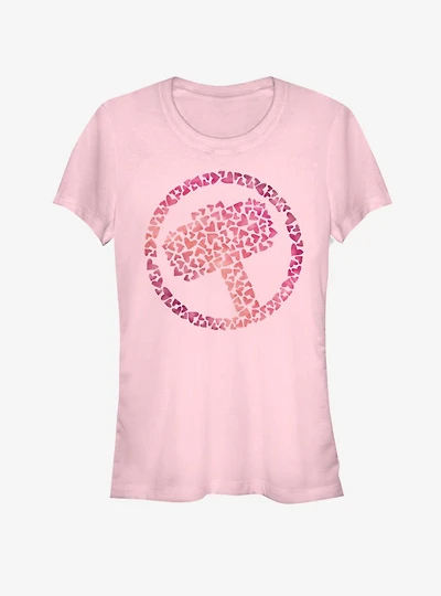 Marvel Thor Heart Hammer Girls T-Shirt