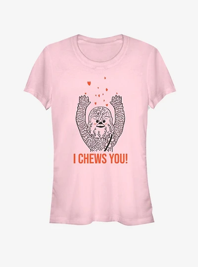 Star Wars I Chews You Chewie Girls T-Shirt