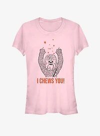 Star Wars I Chews You Chewie Girls T-Shirt