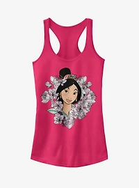 Disney Mulan Floral Blossoms Girls Tank