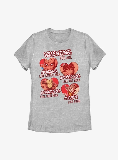 Marvel Avengers Valentine You Are Womens T-Shirt