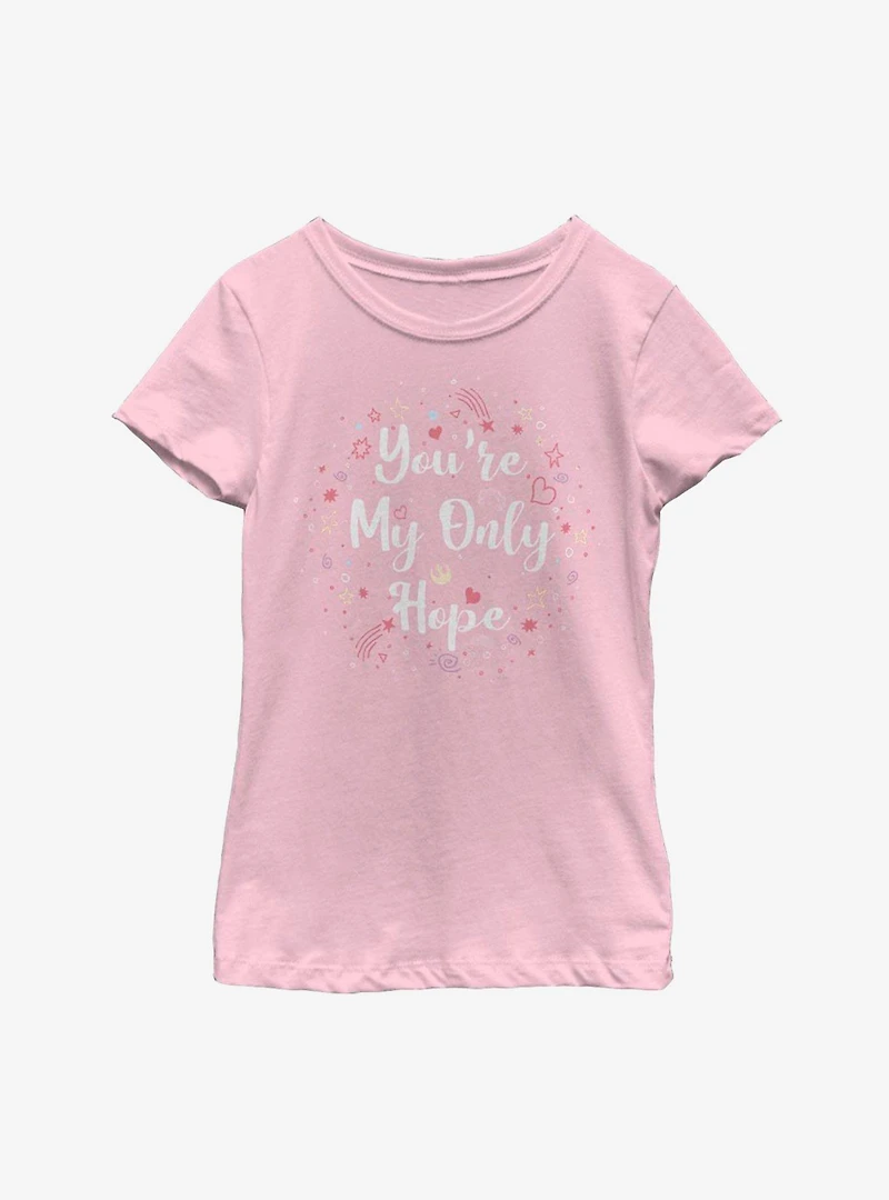Star Wars Only Hope Youth Girls T-Shirt