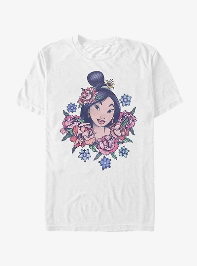 Disney Mulan Floral Warrior T-Shirt