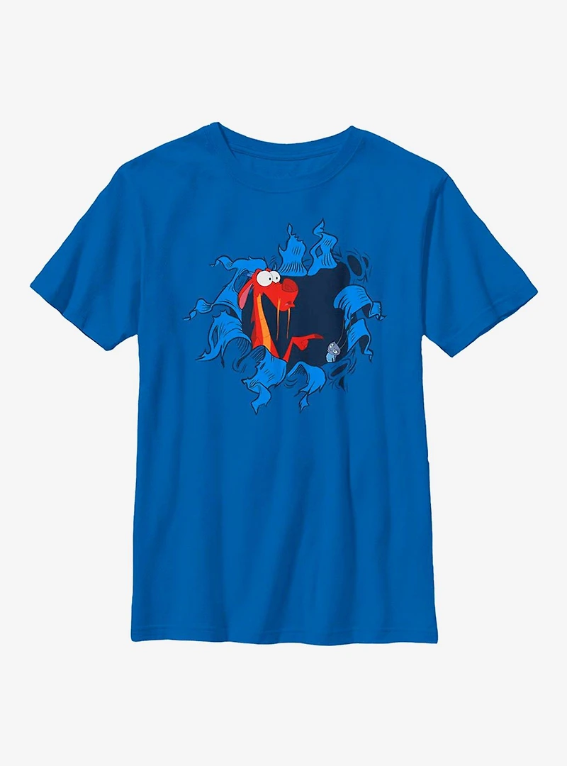 Disney Mulan Mushu Cri-Kee Explosion Youth T-Shirt