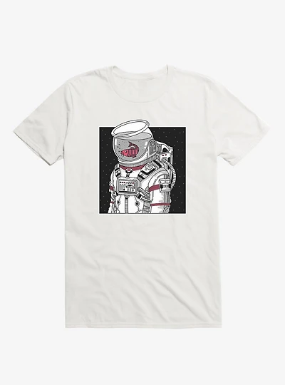 Star Fish Astronaut White T-Shirt