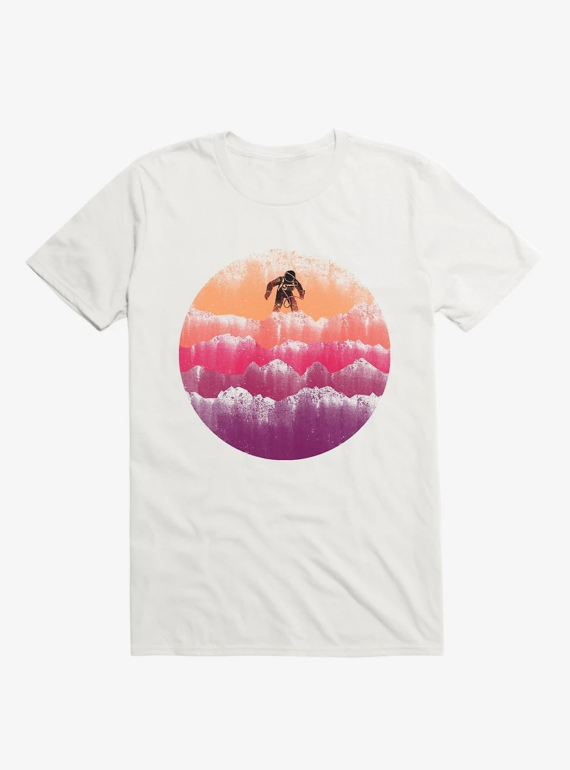A Scene From Mars Astronaut White T-Shirt