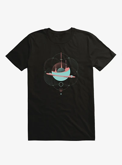 Surface To Air Space Black T-Shirt