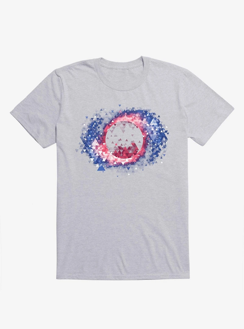 Black Hole Space Sport Grey T-Shirt
