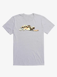 I Hate Japanese Food Sushi Sport Grey T-Shirt