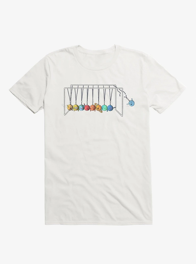 Planet System White T-Shirt