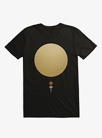 Solar System Aparaat Black T-Shirt