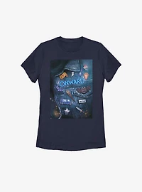 Disney Pixar Onward Denim Poster Womens T-Shirt
