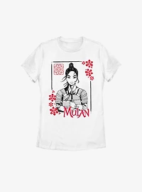 Disney Mulan Live Action Ink Portrait Womens T-Shirt