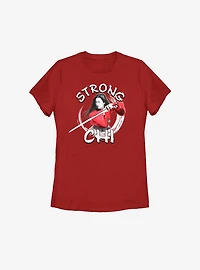Disney Mulan Live Action Strong Chi Womens T-Shirt